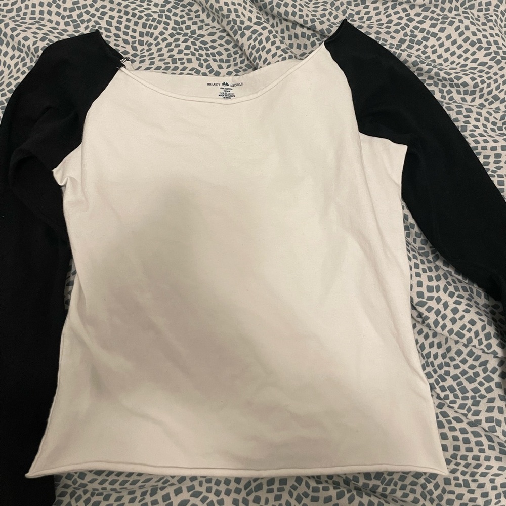 Brandy melville off the shoulder long sleeve